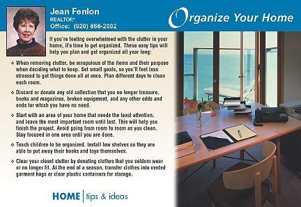 Real Estate Home Tips Postcards