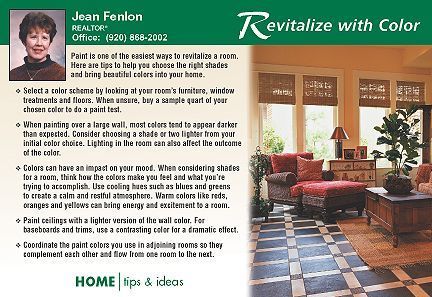 Real Estate Home Tips Postcards