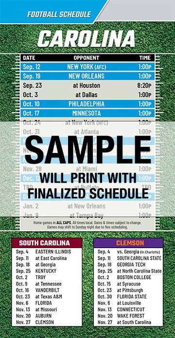 Football Schedules | ReaMark Real Estate Magnets