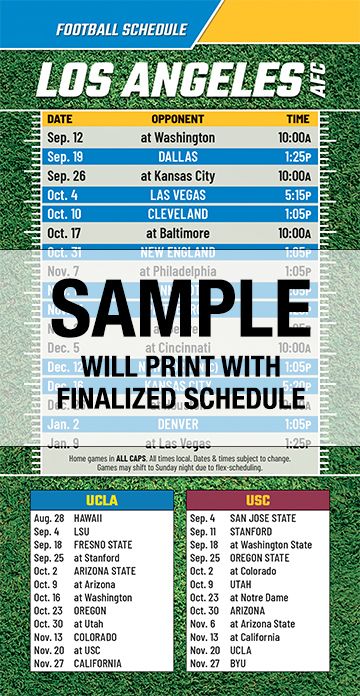 Football Schedules | ReaMark Real Estate Magnets