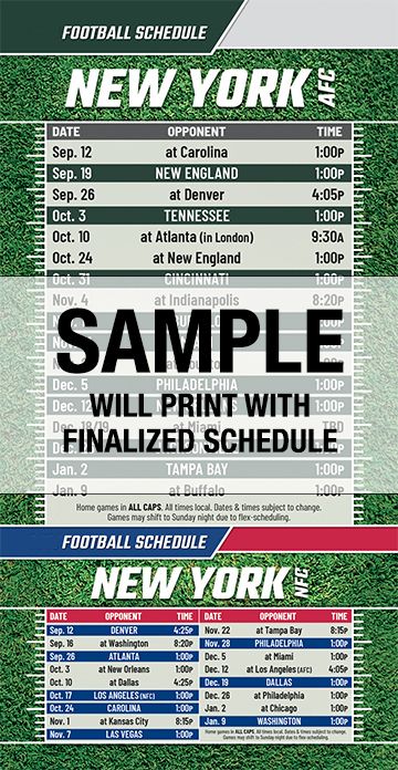 Football Schedules | ReaMark Real Estate Magnets