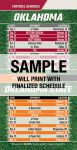 Magnetic Business Card Real Estate Football Schedules  |Realtor Tools