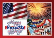 4th of July Real Estate Postcards