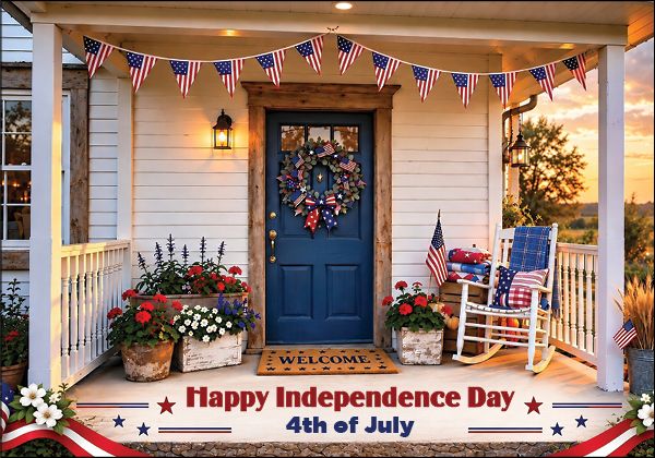 4th of July Real Estate Postcards