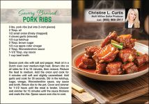 Real Estate Recipe Cards 