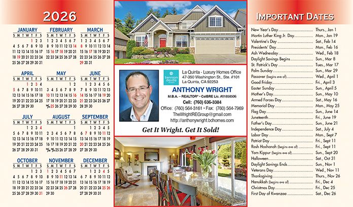 Real Estate Calendars