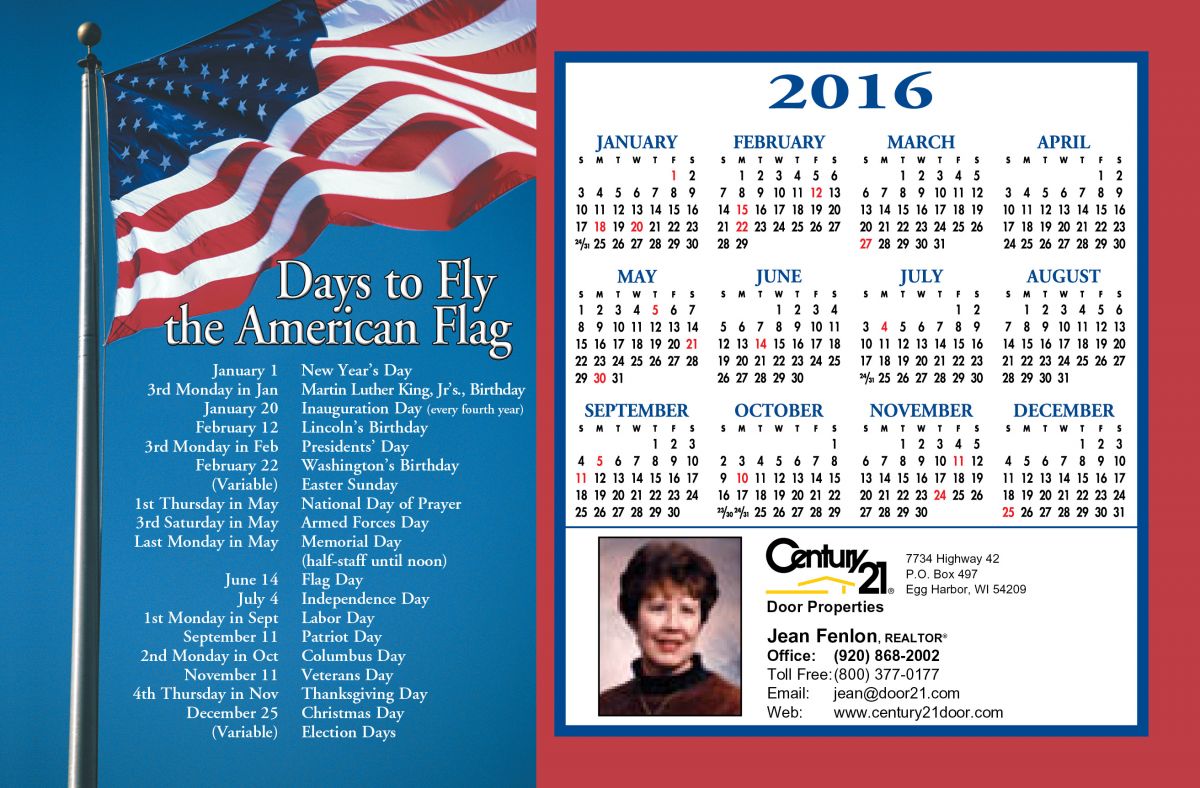 4 x 7 Full Products Flag Days