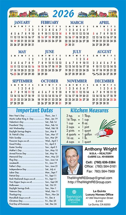 Real Estate Calendars | Reamark personalized real estate calendars