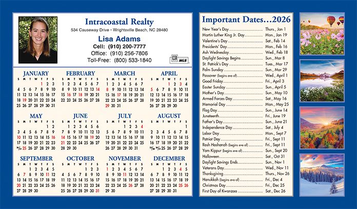 Real Estate Calendars | Reamark personalized real estate calendars