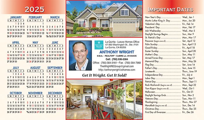 Real Estate Calendars | Reamark personalized real estate calendars