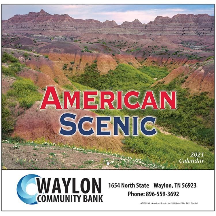 ReaMark Products: American Scenic Calendar